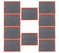 Evarbuild 10X Perforated Silicone Baking Mat Non-Stick Baking Oven Sheet for Cookie/Bread/Macaroon/Kitchen