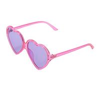 Evarbuild 90S Vintage Glasses Women Lady Oversized Heart Shaped Retro Sunglasses Cute Love Eyewear()