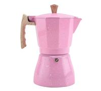 Evarbuild Latte Coffee Maker Italian Moka Espresso Cafeteira Percolator Pot Stovetop Coffee Maker 300Ml Pink