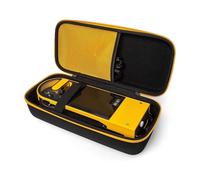 EvaSylian 1 x EVA Protective Storage Bag 33 x 15 x 10 cm Compatible with Audio-Technica AT-SB727 Turntable Black Yellow
