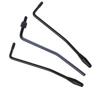 Evaty 3 Pack 5mm Whammy Bar 6mm Thread Tremolo Arm Floyd Rose Electric Guitar Double Tremolo Bar for USA/Mexican Standard Fender Stratatocaster Squier (Black)