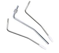 Evaty 3 Pack 5mm Whammy Bar 6mm Thread Tremolo Arm Floyd Rose Electric Guitar Double Tremolo Bar for USA/Mexican Standard Fender Stratatocaster Squier (Silver)
