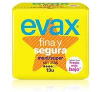 Evax Fine and Safe Maxi Without Wings 13 Units 13 Units