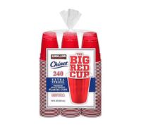 EVAXO Kirkland Signature Chinet 18 Oz Red Cups (240Count), 240Count