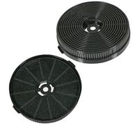 EVAYP 2 x activated carbon filters, compatible with PKM CF155 Klarstein 10033473 Firegas CC130 kitchen hoods, cooker hoods