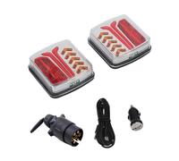 EVbqUGunU ATVOV Rechargeable Wireless Magnetic LED Trailer Tail Light Brake Lamp 12V 24V ECE EMC Approved Compatible With Caravans Camper