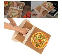 EvcgoX Sliding Pizza Peel for Pizza Cake Transfer, 12 Inch, Yellow, Modern Style, 30.5 cm (W) x 44.5 cm (L) x 2 cm (H), Pizza Shovel