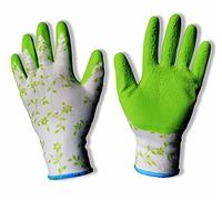 eVCom 3pairs-Ladies Elegant, Slim Fit, Latex Stretchable Gardening Gloves. Beautiful summer look-n-feel. Perfect for Garden and House Choirs. Non-slip. BUNDLE SAVINGS (3)
