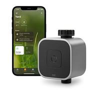 Eve Aqua (Apple Home) - Smart water controller for Apple Home app or Siri, irrigate automatically with schedules, easy to use, remote access, no bridge, Bluetooth, Thread, black
