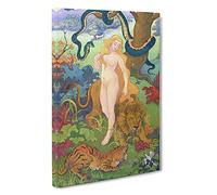 Eve By Paul Ranson Canvas Print | Gallery Wrapped 30mm Frame Wall Art | 30x20 inches | Ready to Hang | Classic Picture | Living Room Bedroom Lounge Office