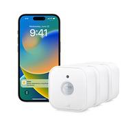 Eve Motion (Matter) 3 pack: Smart indoor & outdoor motion sensor, light sensor, smart control of devices, Thread, works with Apple Home, Alexa, Google Home, SmartThings, requires Thread Border Router