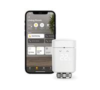 Eve Thermo (Apple Home) - Smart Radiator Valve with LED Display, Automatic Temperature Control, no Bridge Required, Integrated Touch Controls, Bluetooth/Thread, Made in Germany