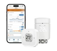 Eve Thermo - Comfort Set for 1 radiator, incl. 1 Eve Thermo Control, for Apple Home, Matter & Thread, requires Apple TV 4K (2nd gen / 3rd gen 128 GB), HomePod (2nd gen), or HomePod mini