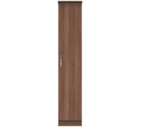Eve Walnut Effect 1 Door Single Wardrobe
