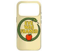 Eve Was Framed Art Snake and Apple Adam and Eve Case for iPhone 17 Pro