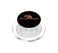 Eve was Framed Snake and Apple Illustration PopSockets PopGrip for MagSafe