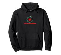 Eve Was Framed Snake and Apple Illustration Pullover Hoodie