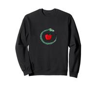 Eve Was Framed Snake and Apple Illustration Sweatshirt