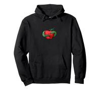 Eve was Framed Snake and Apple Pullover Hoodie