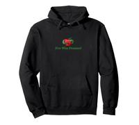 Eve was Framed Snake and Apple Pullover Hoodie
