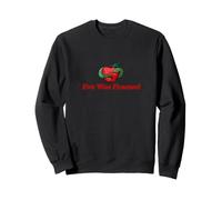 Eve was Framed Snake and Apple Sweatshirt