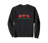 Eve was Framed Snake and Apple Sweatshirt