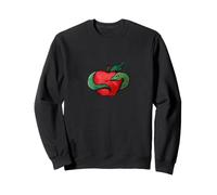 Eve was Framed Snake and Apple Sweatshirt