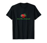 Eve was Framed Snake and Apple Value Graphic T-Shirt