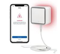 Eve Water Guard (Apple Home) - Smart Home Water Leak Detector, 2 m sensing cable (extendable), 100 dB siren, water-leak alert, Bluetooth, Thread