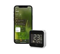 Eve Weather (Apple Home) - Connected Weather Station for tracking temperature, humidity and barometric pressure, weather trend, IPX4 water resistance, display, Bluetooth, Thread