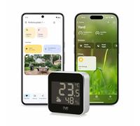 Eve Weather (Matter) - Smart Weather Station for temperature, humidity, weather trend, IPX4 water resistance, display, wireless, Google/Alexa/Siri voice access, requires Thread Border Router