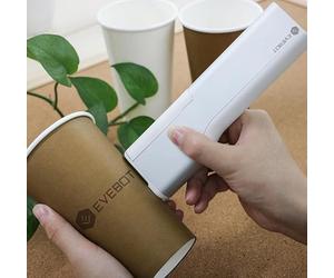 EVEBOT Mini Portable Printer Tattoo Printpen wifi for Men Women Handheld Printer in Skin Custom Pattern Skin Printer Print Machine (PrintPen+Skin Navy Blue)