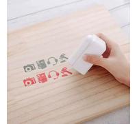 EVEBOT PrintPods Handheld Inkjet Printer for T-Shirts, Cartons, Wood Grain, Portable Mini Printer Custom Logo, Time, Pattern, Word, QR Code, Bluetooth4.2-Black FancyBox 1PCS