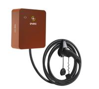 Evec Vecgo 2.0 7.4Kw Ev Charger, Type 2, Single Phase, Tethered, Deep Red - Vec03-N