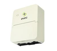evec vecGO 2.0 EV Charger, Type 1 & Type 2, 7.4kW Untethered Single Phase Wall Mounted Home Car Charger, 3 Year Warranty, Moonlight Cream - VEC01-N-CR