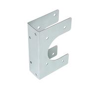 Evecad 20PCS Metal Stud Shoes for Single Wood Studs, Fits up to 2-1/2 Inch Pipes, Length 5inch, Inner Width 1.5inch, Extra Support for Wood Stud, Galvanized