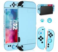 EveClap Switch 2 Case for Nintendo Switch 2 2025, Dockable TPU Soft Shell Protective Cover, Blue, Simplicity