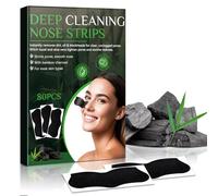 Eveellyn Blackhead Remover Strips, 80 Pcs pore strips, Charcoal Deep Cleansing Blackhead Remover Strips, Suitable for All Skin Types Effective for Men and Women