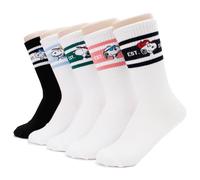 EVEISOCKS The Peanuts Cartoon Movie Series Women's Original Socks, S_24, One size