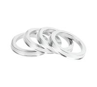 EVEKHAHHRB 4pcs Universal Car 54.1-67.1mm ID To 72.6mm OD Hub Centric Rings Vehicle Wheel Hubrings Aluminum Alloy Tire Accessories Rims Spacers(4pcs 72.6-56.1mm)
