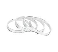 EVEKHAHHRB 4pcs Universal Car 54.1-67.1mm ID To 72.6mm OD Hub Centric Rings Vehicle Wheel Hubrings Aluminum Alloy Tire Accessories Rims Spacers(4pcs 72.6-67.1mm)