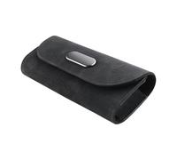 EVEKHAHHRB Car Sunglasses Holder Universal Magnetic Interior Eyewear Storage Sunglasses Case Flannel Sun Visor Holder Portable Glasses Holder(2)