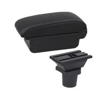 EVEKHAHHRB Center Console Armrest For Focus Mk1 Car Armrest Box Center Storage Box Interior Dedicated Retrofit Accessories(B3 white line 3USB)