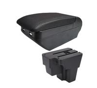 EVEKHAHHRB Center Console Armrest For KIA For Rio For Lx For STONIC For Cerato For South For America Car Armrest Box Retrofit Part Storage Box Accessories(H black line 4USB)