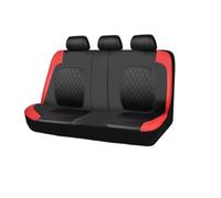 EVEKHAHHRB For Subaru For Forester For Outback For Legacy For XV For Wrx Car Seat Covers PU Leather Car Cushion Seats Auto Interior Seat Covers(Backseat-red)