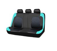 EVEKHAHHRB For Subaru For Forester For Outback For Legacy For XV For Wrx Car Seat Covers PU Leather Car Cushion Seats Auto Interior Seat Covers(Backseat-skyblue)