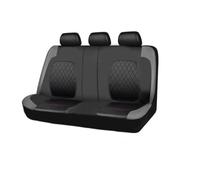 EVEKHAHHRB For Subaru For Forester For Outback For Legacy For XV For Wrx Car Seat Covers PU Leather Car Cushion Seats Auto Interior Seat Covers(Backseat-grey)