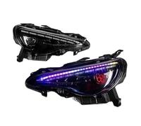 EVEKHAHHRB Headlamp Assembly 2pcs For SCION For FR-S 2012-2016 Car Front Lamps Headlamp RGB LED Headlights Fit For Right Hand Drive Driver And Passenger Side Front Headlight