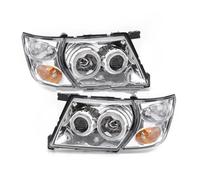 EVEKHAHHRB Headlamp Assembly For Patrol Y61 Y60 1997-2000 2001 2002 2003 2004 Car Front Bumper Headlight Corner Light Head Light Corner Lamp Headlamp Car Front Lamps(1 Set)
