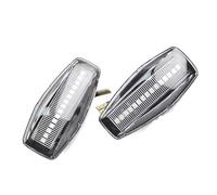 EVEKHAHHRB Mirror Glass Replacement For KIA For Rio For Sedona For Sportage A Pair Dynamic Blinker LED Light Side Marker Door Wing Mirror Glass(Dynamic Crystal)